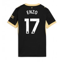 Manchester City Enzo Fernandez #17 Fußballbekleidung Auswärtstrikot Damen 2026-27 Kurzarm